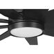 Champion 60 inch Flat Black with Flat Black/Flat Black Blades Ceiling Fan