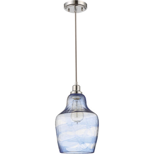 Jeremiah 1 Light 9 inch Chrome Mini Pendant Ceiling Light, Jeremiah