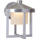 Alta Outdoor Wall Mount in Satin Aluminum, Medium