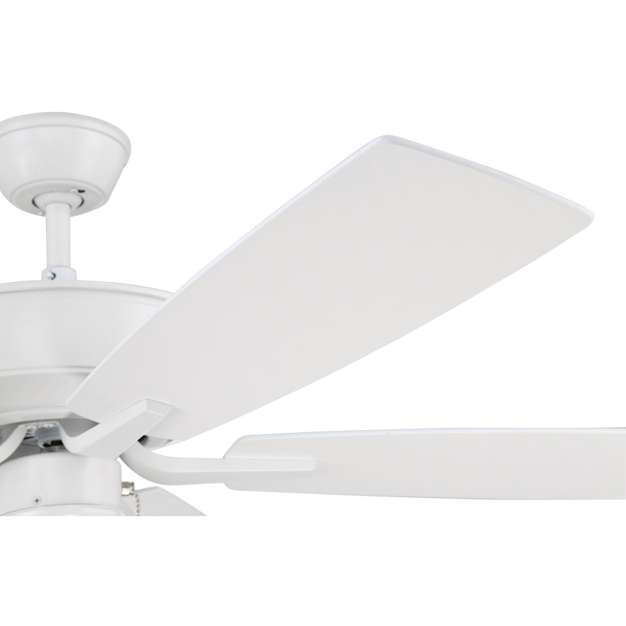 Craftmade P52W5-52WWOK Pro Plus 52 inch White with White/Washed