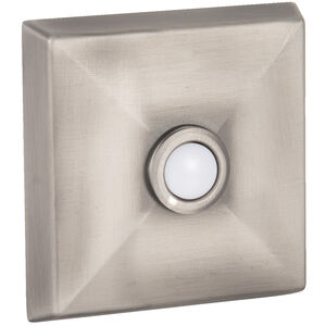 Recessed Mount Pewter Lighted Push Button