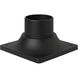 Bejamin 3 inch Textured Black Outdoor Post Head Adapter