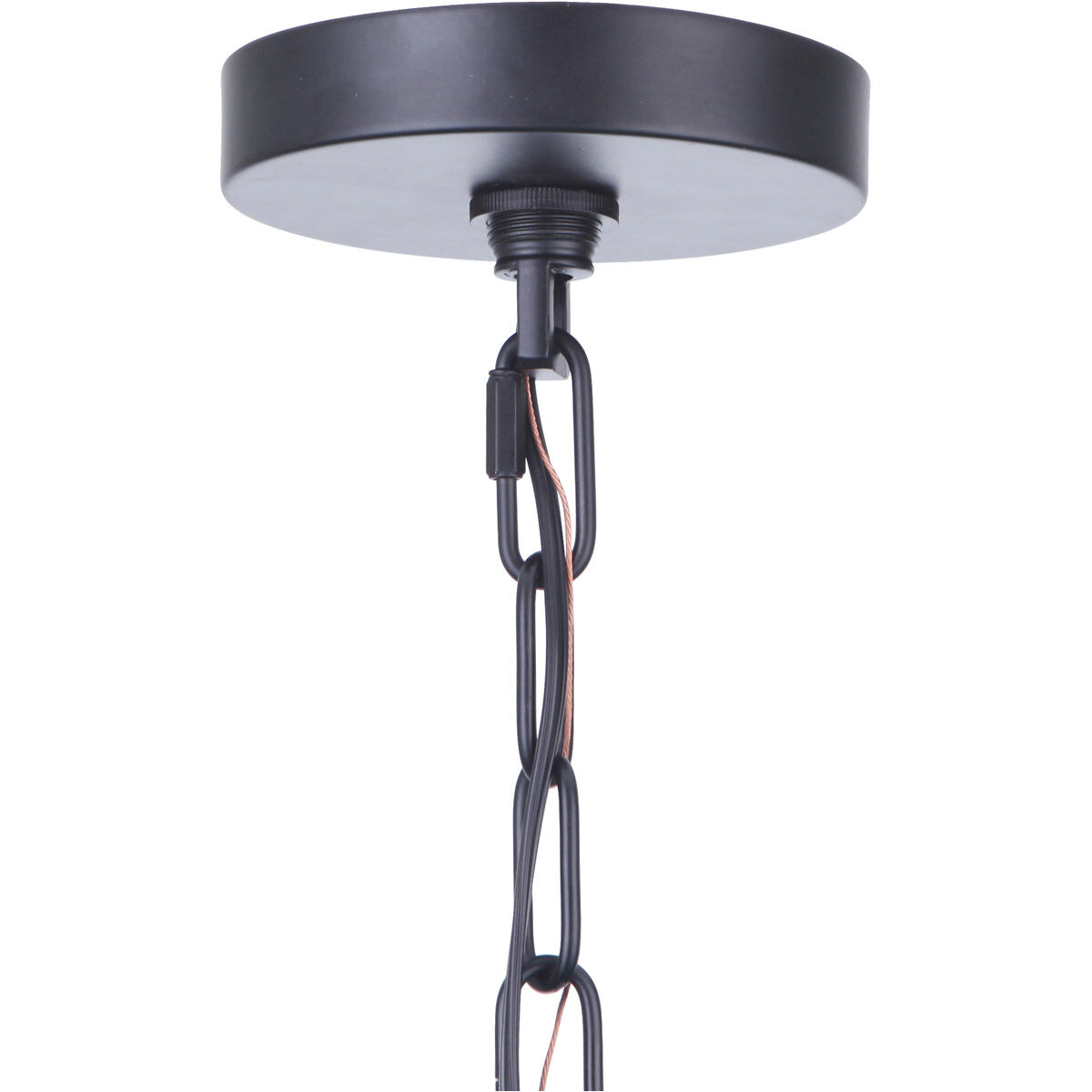 Larrson 6 Light 17.75 inch Flat Black Chandelier Ceiling Light