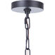 Larrson 6 Light 18 inch Flat Black Chandelier Ceiling Light