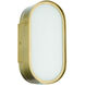 Melody LED 5 inch Satin Brass ADA Wall Sconce Wall Light