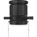 McCoy Hugger 52 inch Flat Black Indoor Ceiling Fan