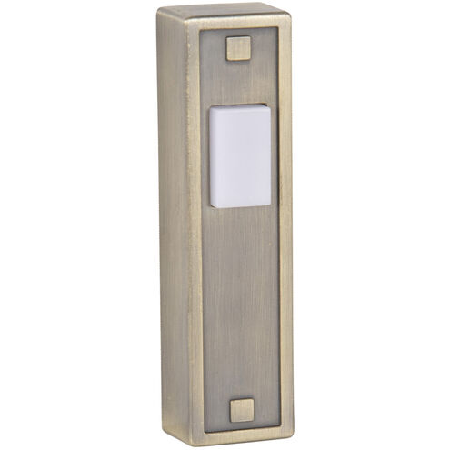 Surface Mount Antique Brass Lighted Push Button