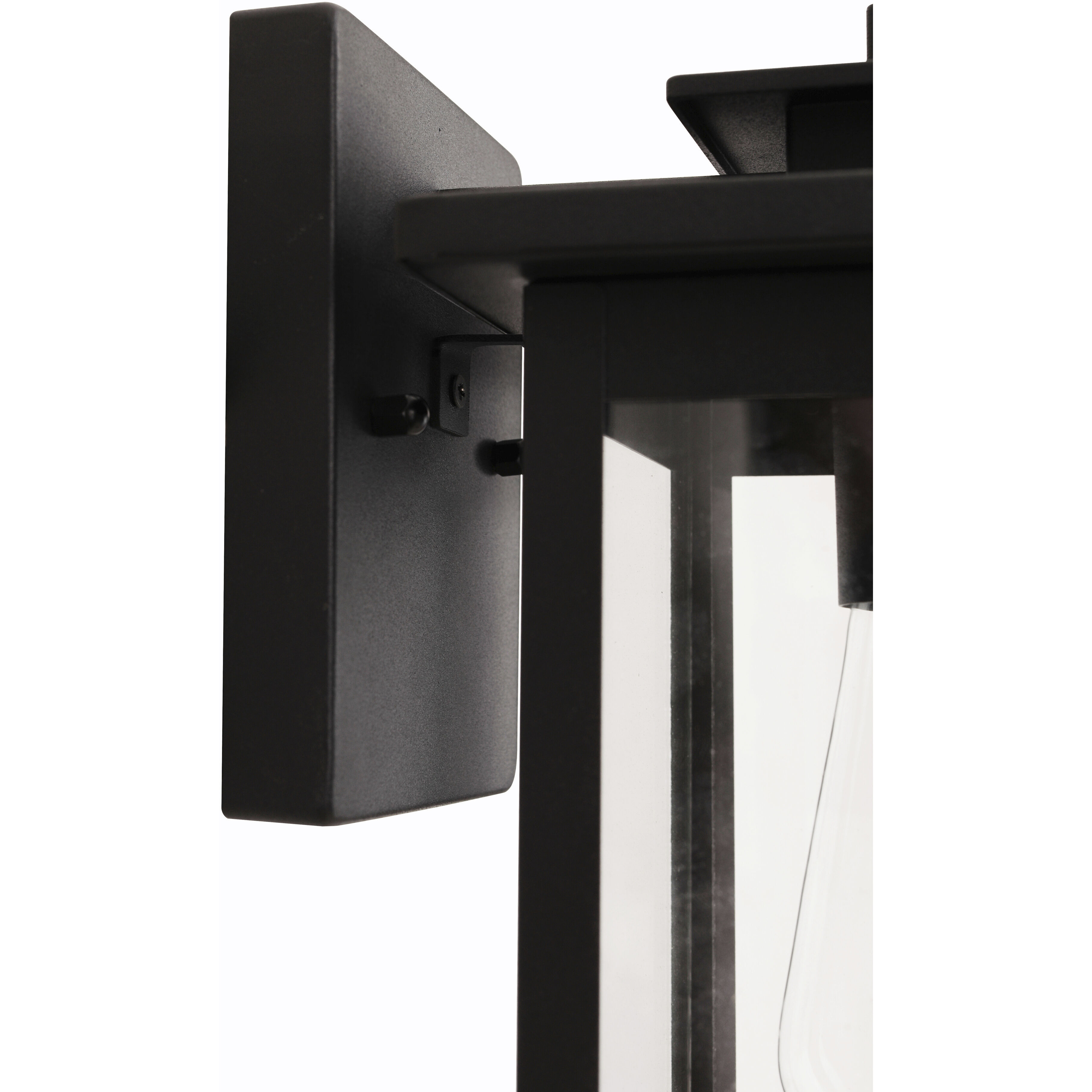 Rock Creek 1 Light 10.25 inch Textured Black Outdoor Wall Lantern