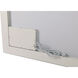 Dwight 36 X 36 inch White Illuminated Mirror