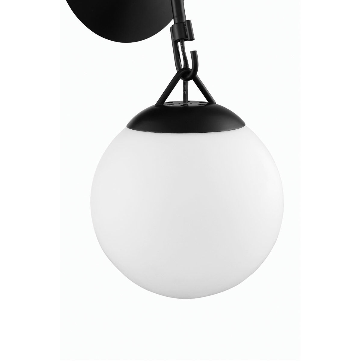 Orion 1 Light 6 inch Flat Black Wall Sconce Wall Light