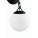 Orion 1 Light 6 inch Flat Black Wall Sconce Wall Light