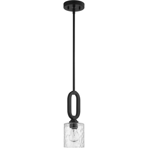 Collins 1 Light 5 inch Flat Black Mini Pendant Ceiling Light