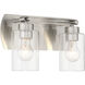 Hendrix 2 Light 14 inch Brushed Polished Nickel Vanity Light Wall Light