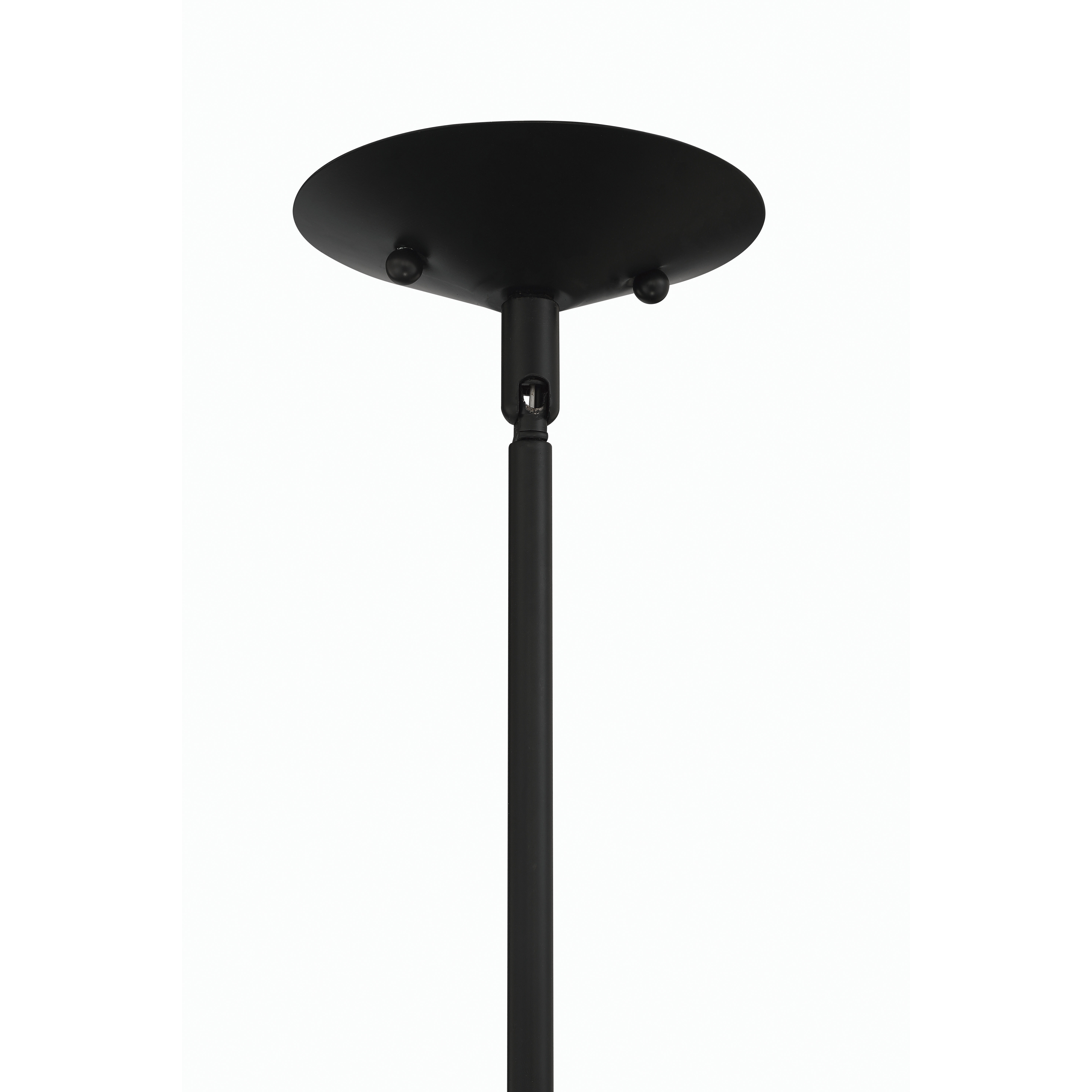 Orion 1 Light 6 inch Flat Black Mini Pendant Ceiling Light