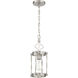 Jolenne 1 Light 7 inch Brushed Polished Nickel Mini Pendant Ceiling Light