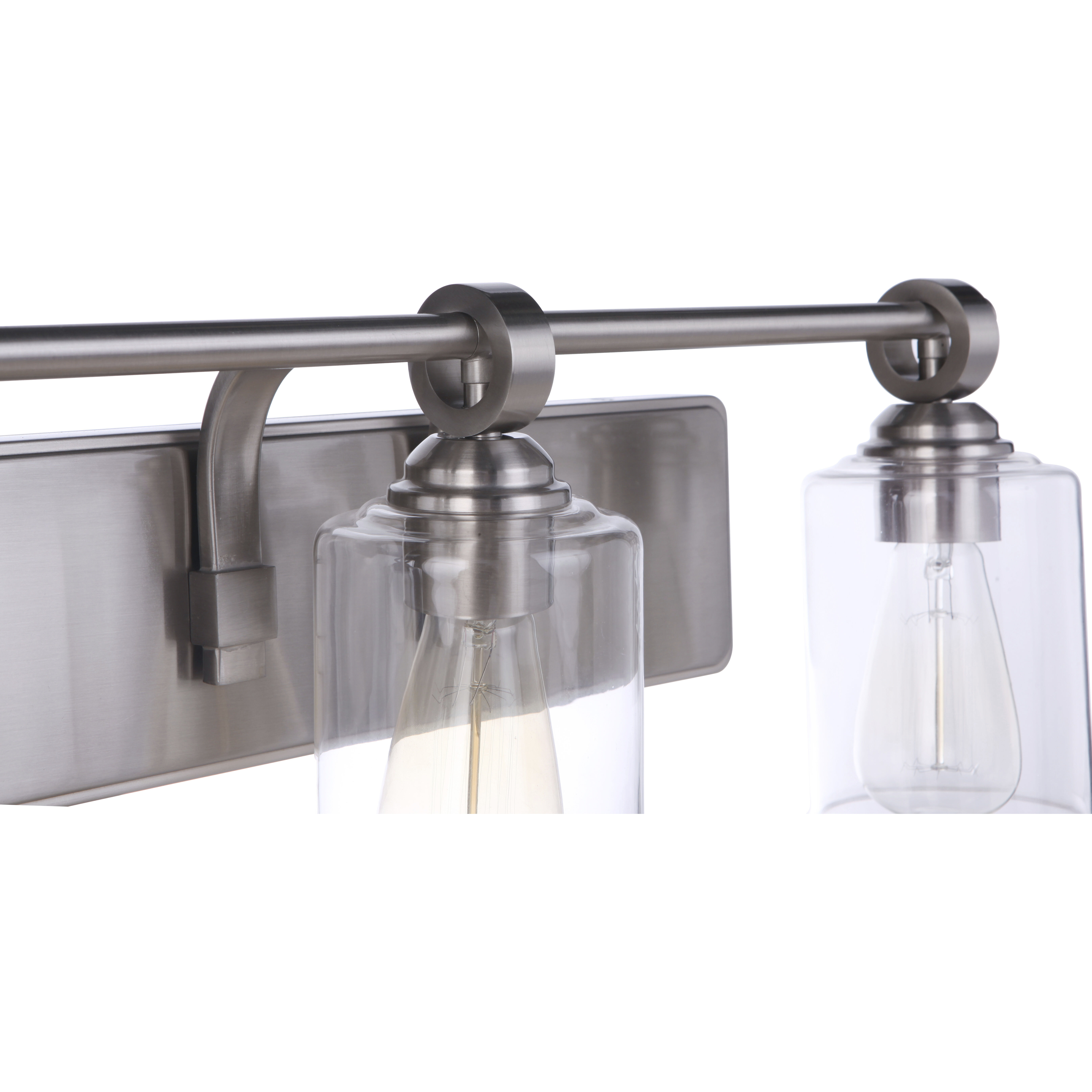 Romero 3 Light 24 inch Brushed Polished Nickel Vanity Light Wall Light