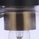 Coppa 1 Light 4.75 inch Flat Black/Satin Brass Wall Sconce Wall Light