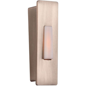 Wedged Brushed Polished Nickel Push Button