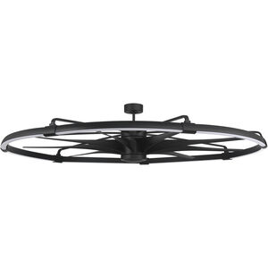 Axel 80 inch Flat Black Fan