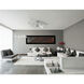 Illusion 56 inch Polished Nickel with Clear Acrylic Blades Fan