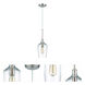 Neighborhood 1 Light 6 inch Brushed Polished Nickel Mini Pendant Ceiling Light