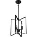 Shayna 3 Light 13 inch Flat Black Foyer Light Ceiling Light