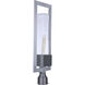 Perimeter 1 Light 25.13 inch Satin Aluminum Outdoor Post Mount