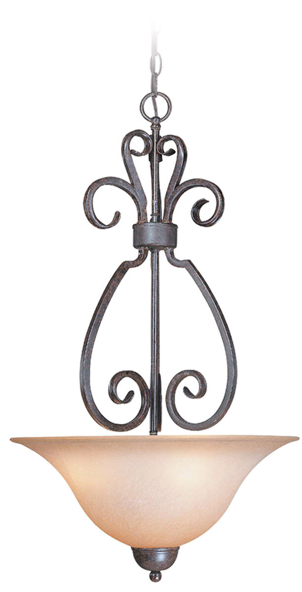 Sheridan 3 Light 18 inch Forged Metal Pendant Ceiling Light