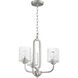 Collins 3 Light 17.5 inch Brushed Polished Nickel Chandelier Ceiling Light