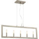 Portrait 5 Light 32 inch Gold Twilight Island Light Ceiling Light