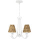 Kokomo 4 Light 21.25 inch Matte White Chandelier Ceiling Light