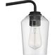 Shayna 4 Light 31 inch Flat Black Vanity Light Wall Light