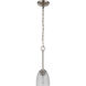 Neighborhood Serene 1 Light 5.5 inch Brushed Polished Nickel Mini Pendant Ceiling Light, Neighborhood Collection