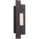 Asymmetrical Antique Bronze Push Button