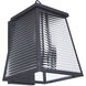 Armstrong 3 Light 13 inch Midnight Outdoor Wall Mount, Medium