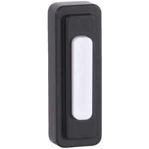 Tiered Flat Black Push Button