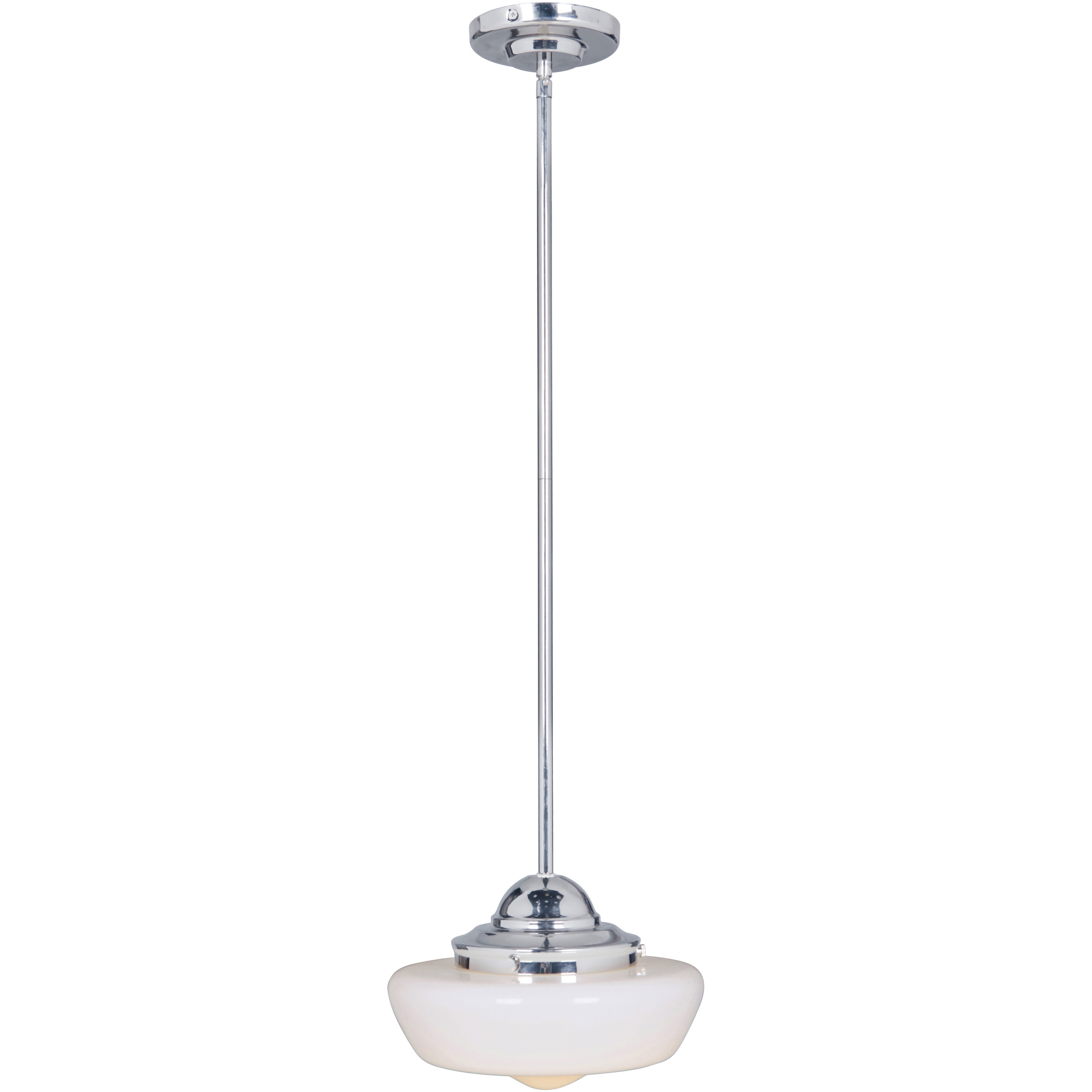 Bejamin LED 9.5 inch Polished Nickel Mini Pendant Ceiling Light