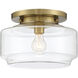 Peri 1 Light 12.00 inch Flush Mount