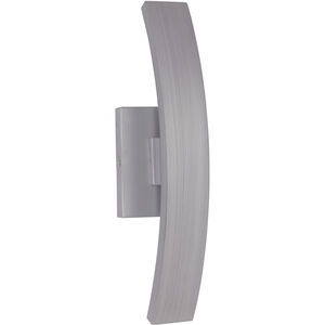 Arcus LED 16 inch Brushed Aluminum Outdoor Outdoor Wall Mount, Small