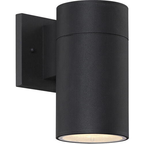 Pillar LED 8 inch Textured Black Outdoor Wall Mount 