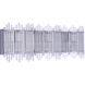 Reveal 3 Light 26 inch Chrome Vanity Light Wall Light