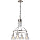 Gallery State House 4 Light 23.7 inch Polished Nickel Chandelier Ceiling Light