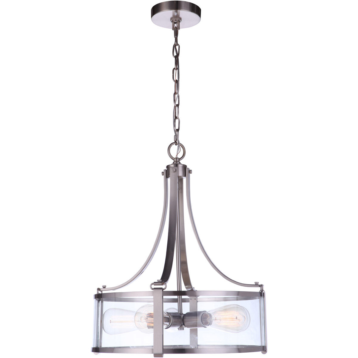 Elliot 5 Light 16 inch Brushed Polished Nickel Pendant Ceiling Light