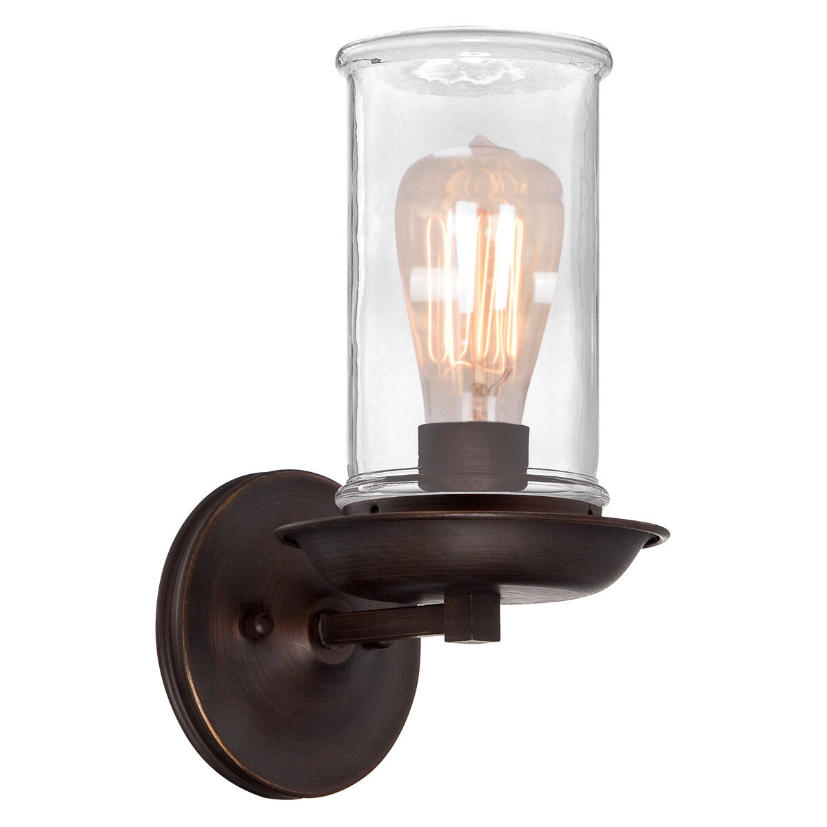 Thornton 1 Light 6.12 inch Aged Bronze Brushed Wall Sconce Wall Light