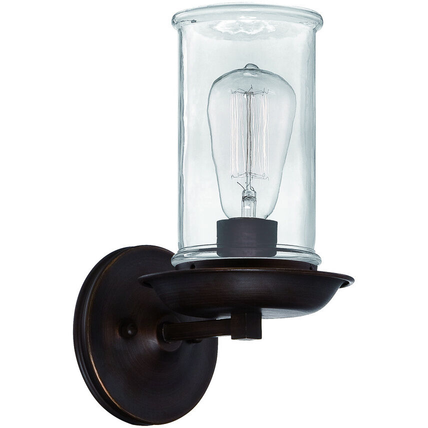 Thornton 1 Light 6.12 inch Aged Bronze Brushed Wall Sconce Wall Light