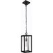 Harris 1 Light 6.5 inch Textured Black Outdoor Pendant