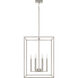 Signature 6 Light 18 inch Brushed Polished Nickel Foyer Light Ceiling Light