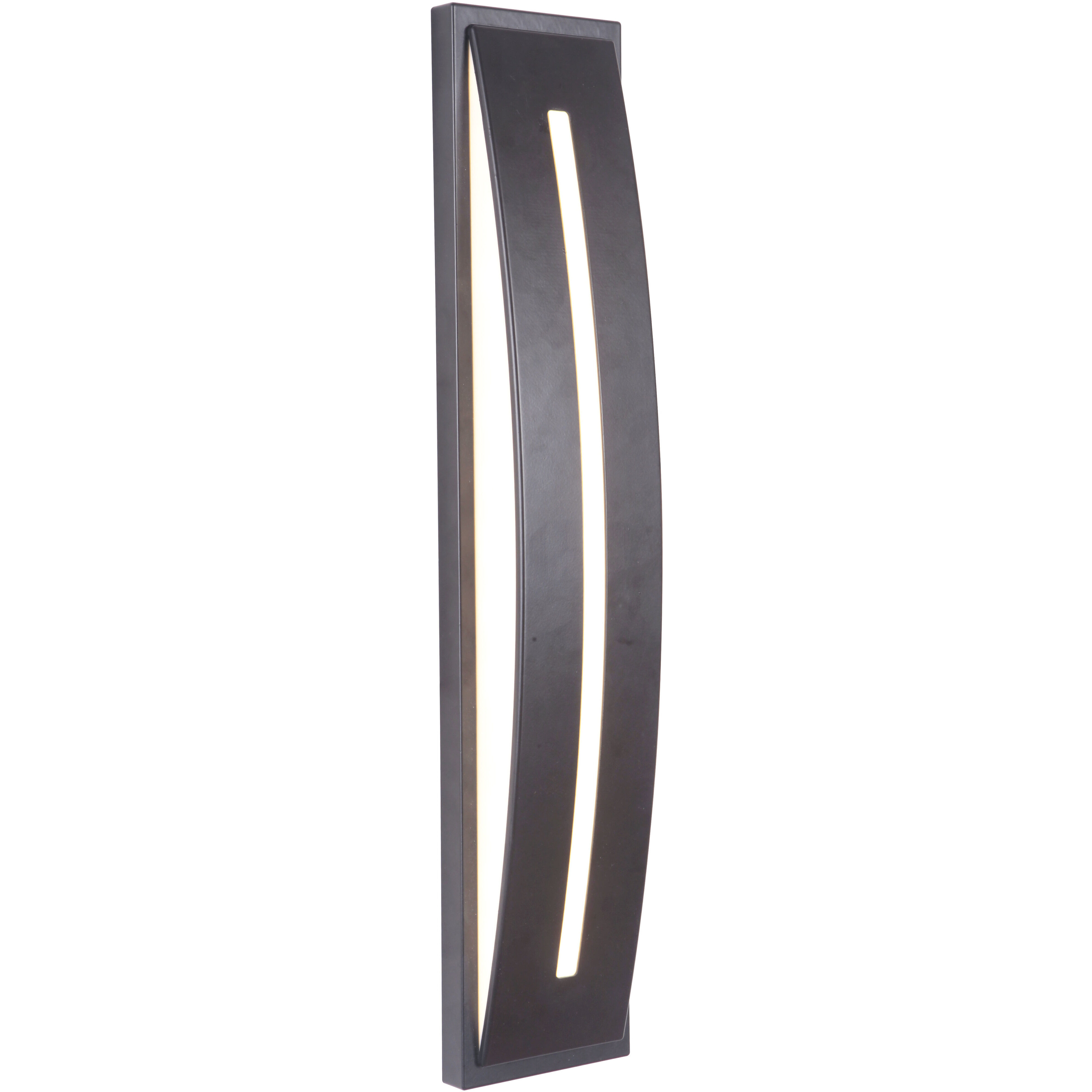 Luna LED 21 inch Midnight Outdoor Wall Mount, Medium
