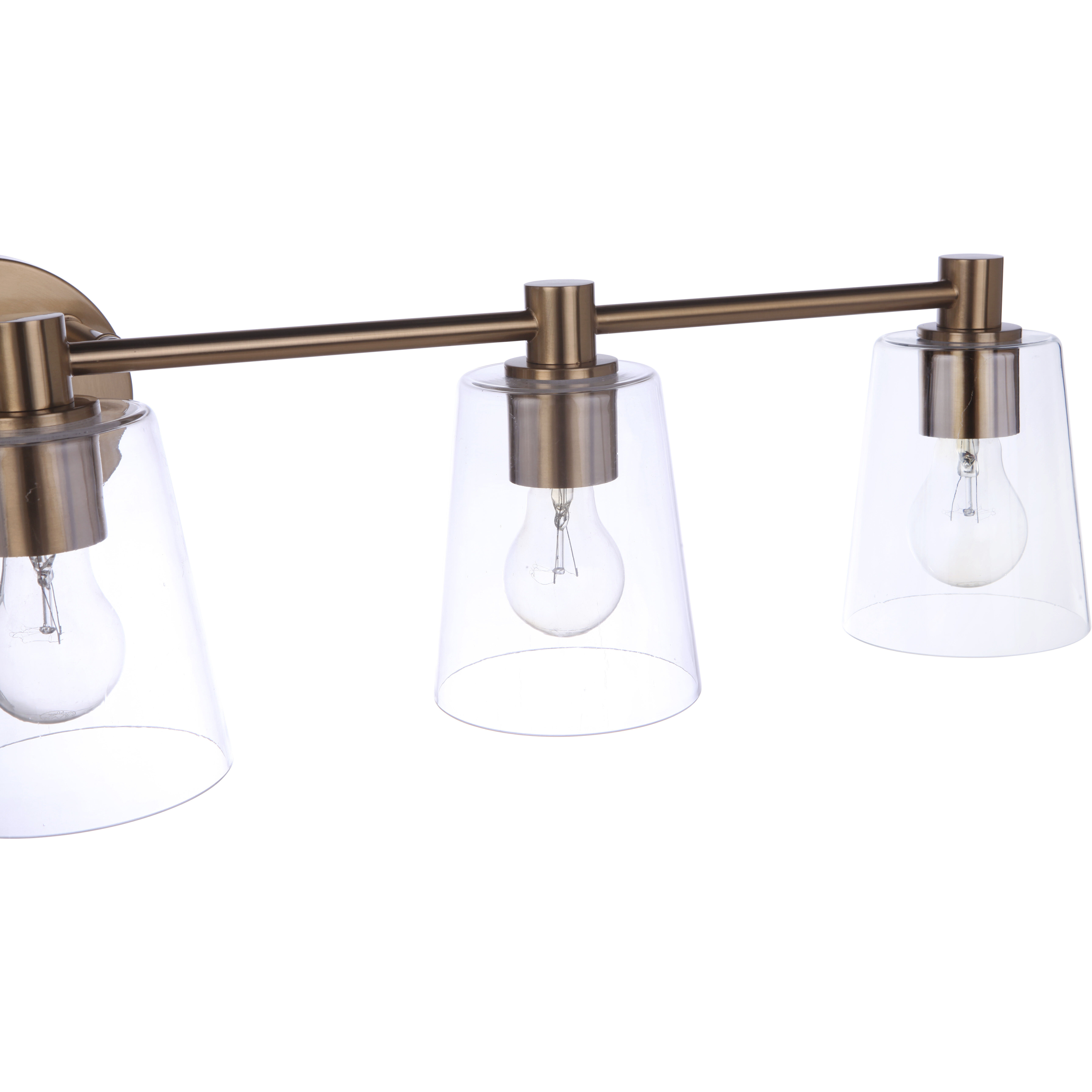 Emilio 5 Light 42 inch Satin Brass Vanity Light Wall Light