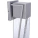 Bryce LED 20 inch Brushed Titanium Outdoor Wall Lantern